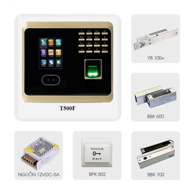 Hệ thống kiểm soát ra vào sử dụng khuôn mặt ZKTeco T500F